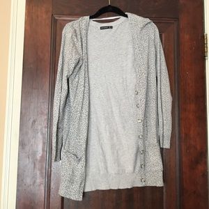 Grey cardigan